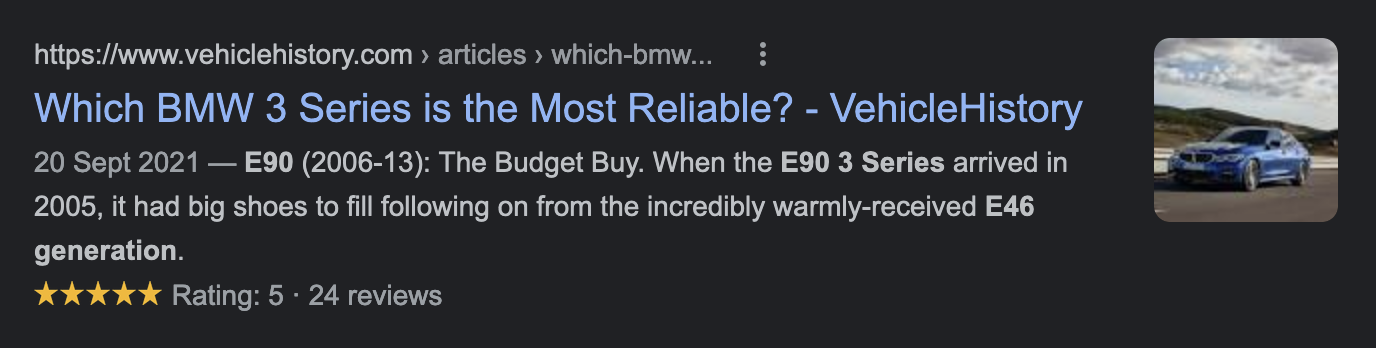 Article about which 3 Series is/was the most reliable
historically